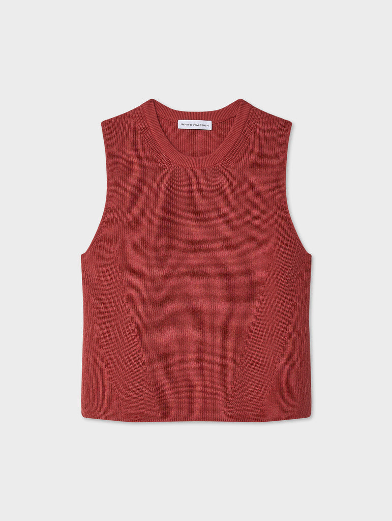 Linen Blend Shell Tank