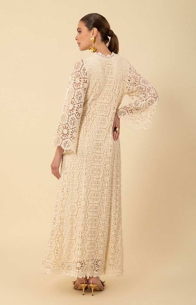 Amirah Crochet Maxi Dress