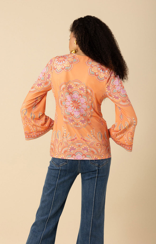 Kimber Jersey Beaded Top