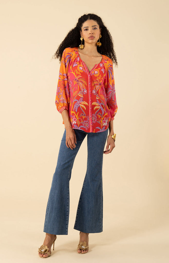 Freyja Silk Top