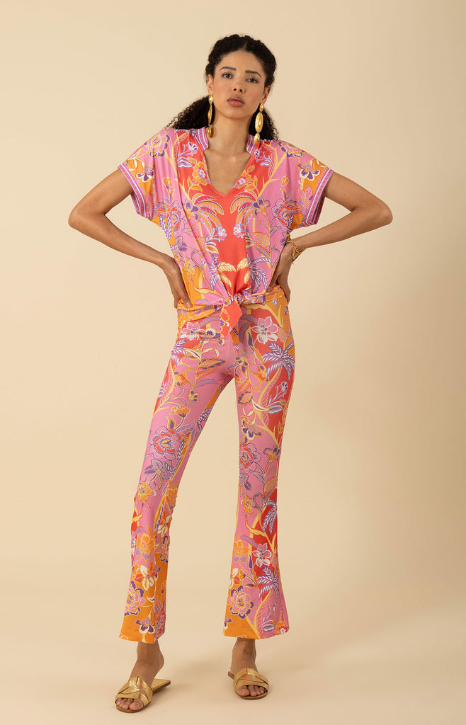 Kenna Jersey Flared Pant