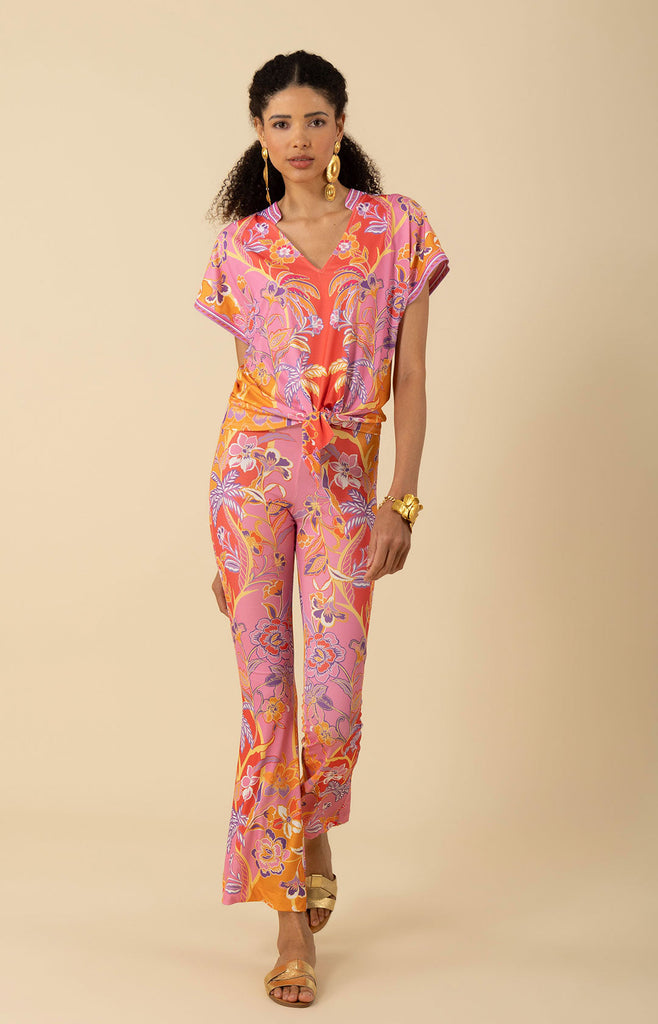 Kenna Jersey Flared Pant
