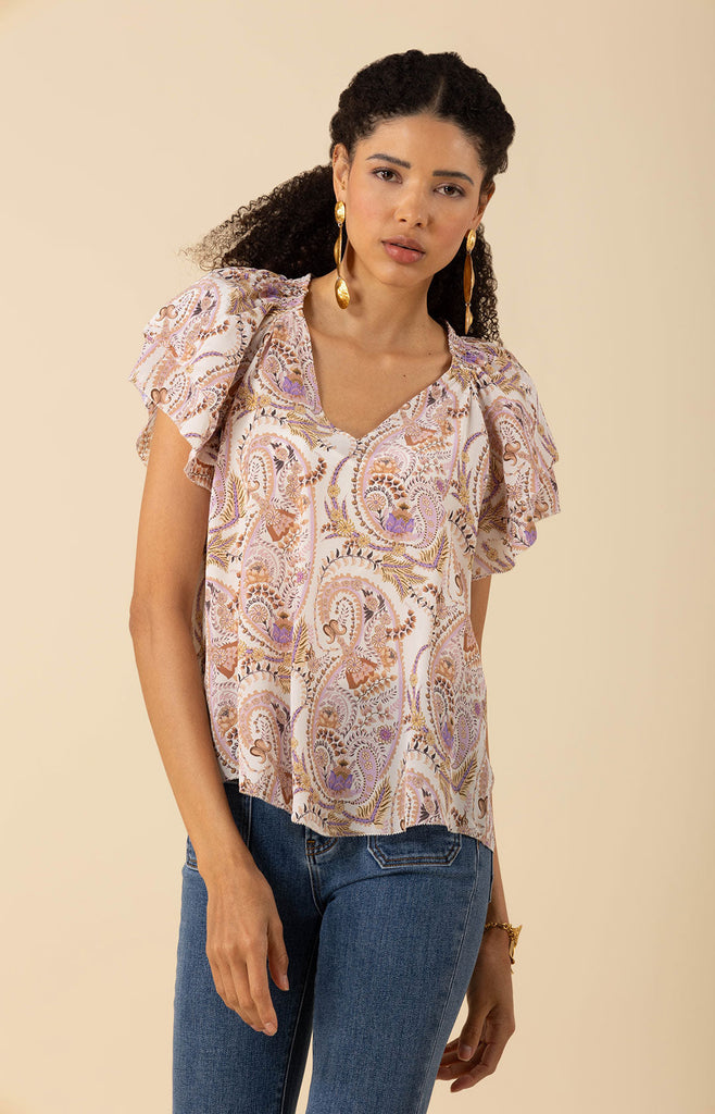 Melany Silk Top