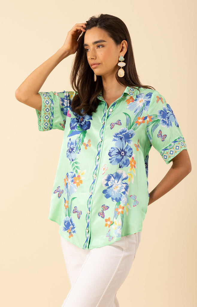 Coraline Charmeuse Top