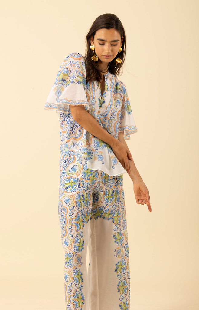 Estrella Voile Cotton Top
