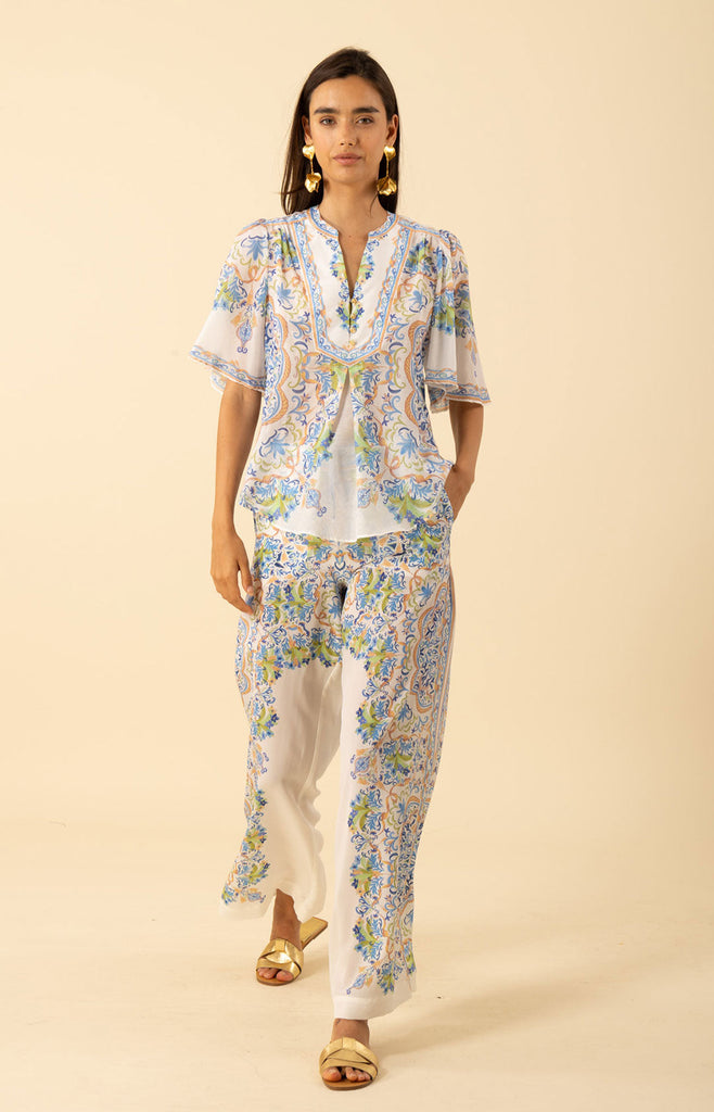 Estrella Voile Cotton Top