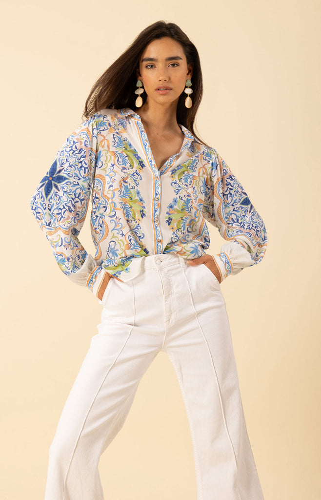 Kinslee Silk Top