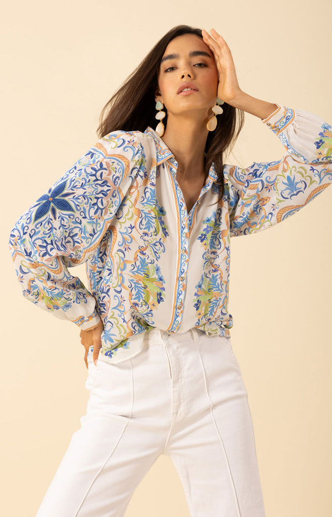 Kinslee Silk Top
