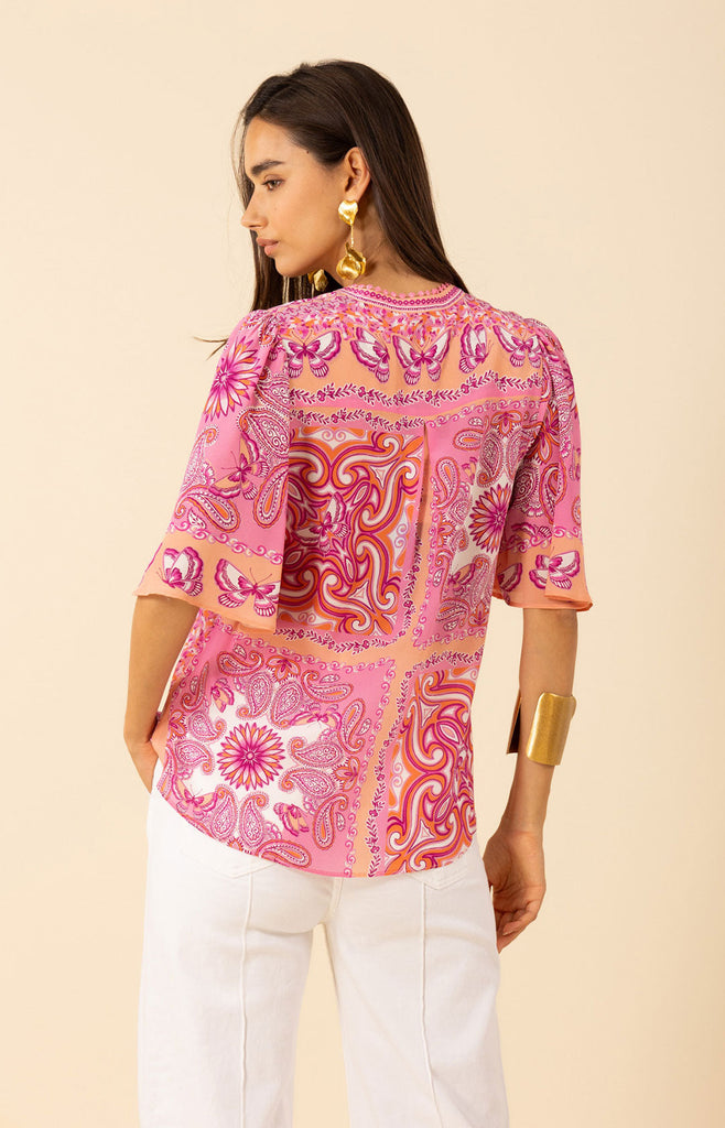 Novah Silk Top