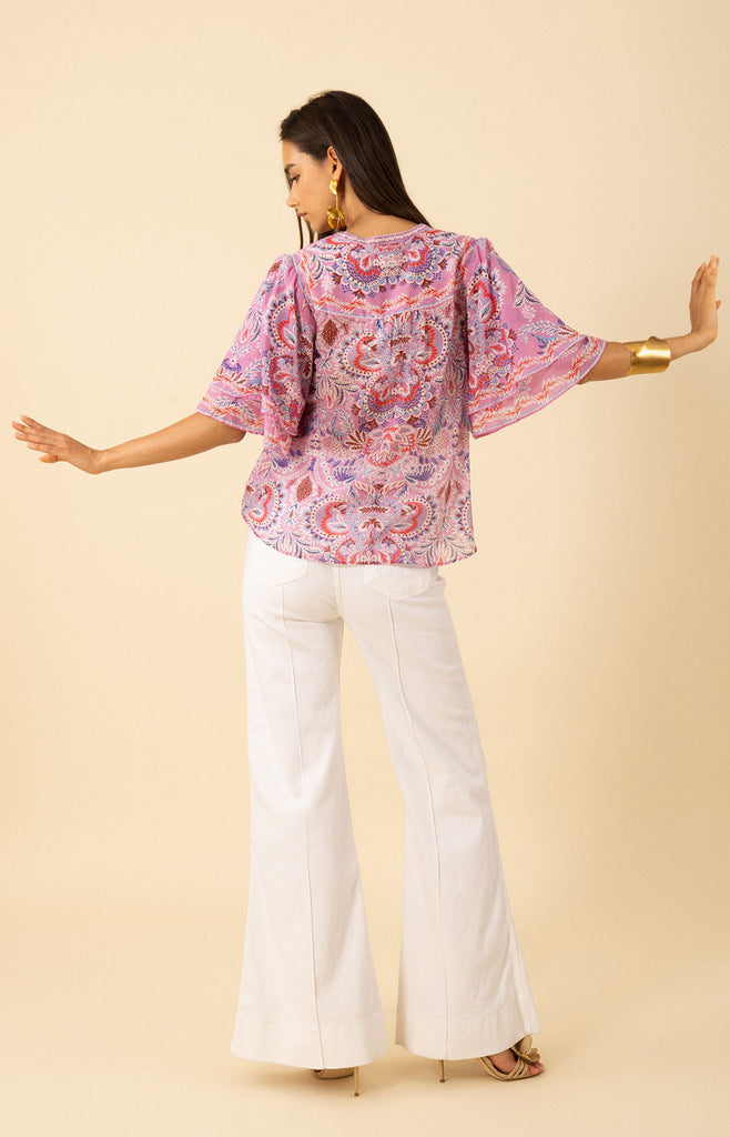 Braelyn Voile Top