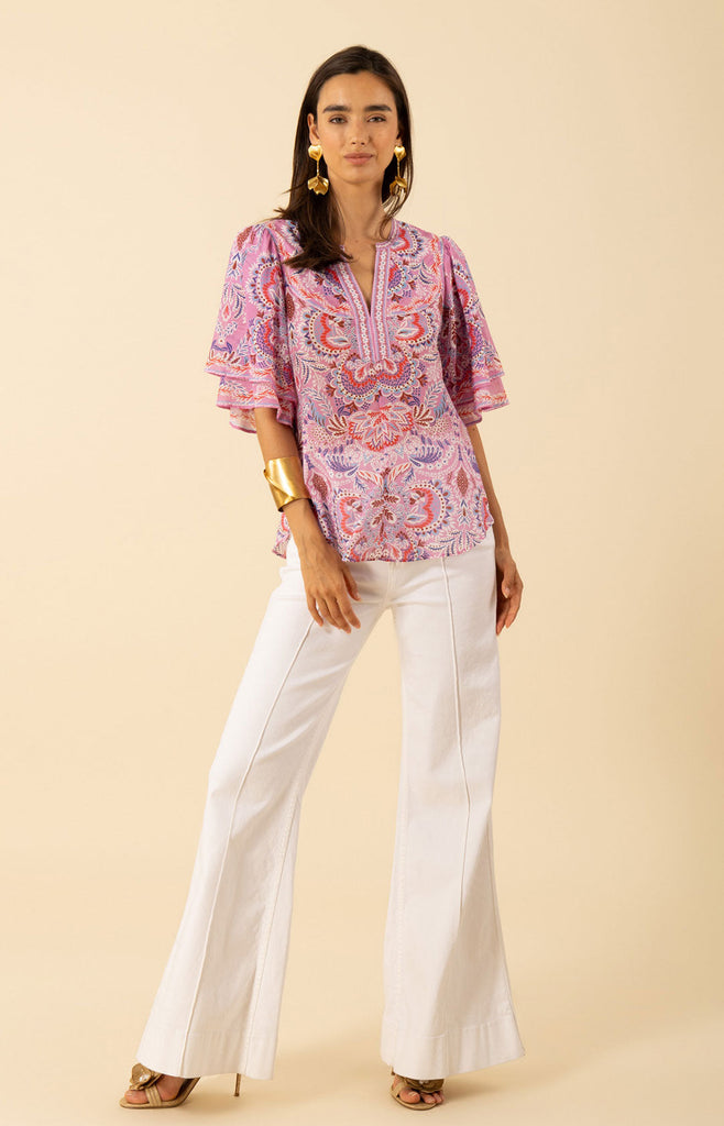 Braelyn Voile Top