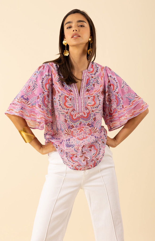 Braelyn Voile Top