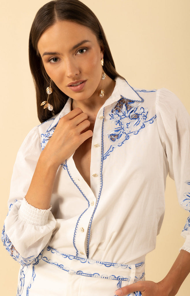 Jianna Embroidered Top