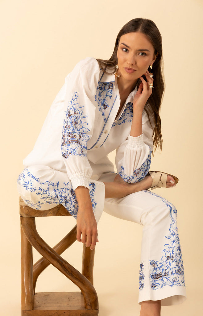 Jianna Embroidered Top