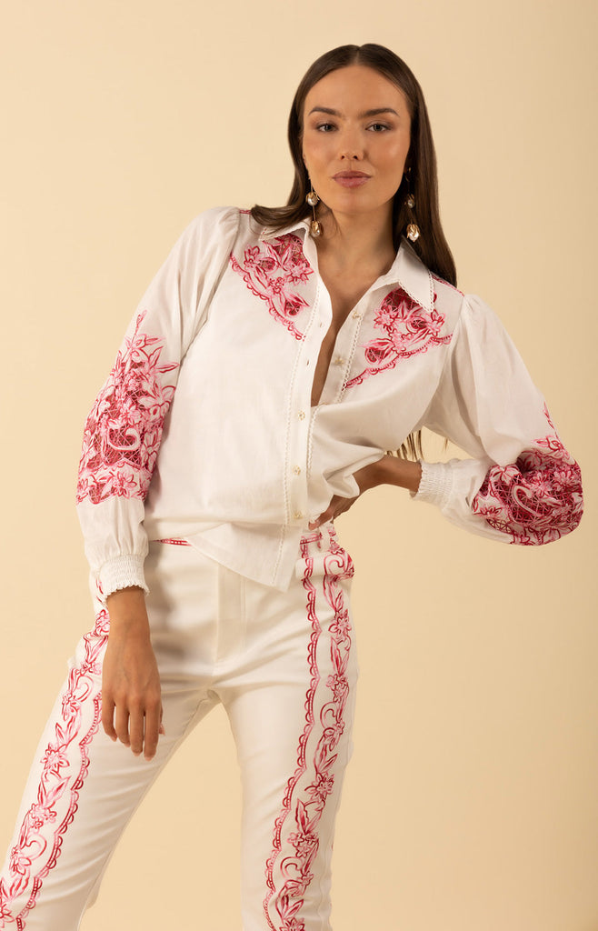 Jianna Embroidered Top
