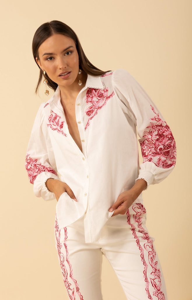 Jianna Embroidered Top