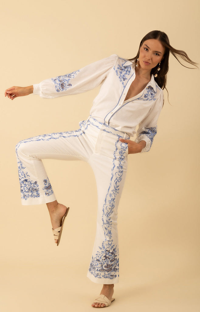 Kai Embroidery Pant