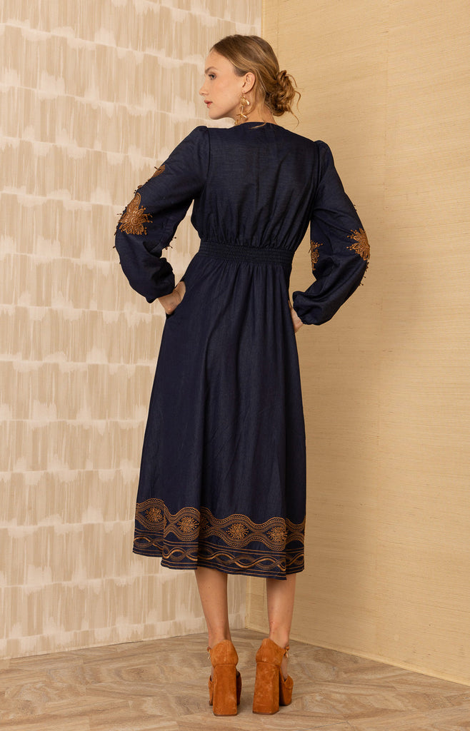 Paulina Embroidered Dress