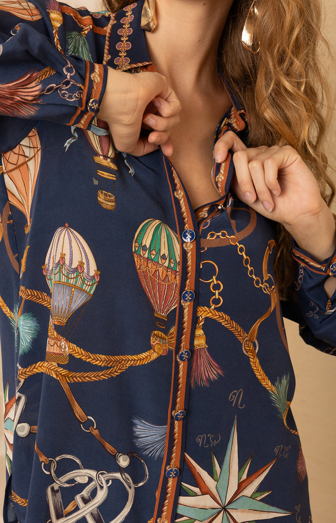 Cleo Silk Top
